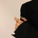 Elegant Silver Color Double Cross Flashing AAA Zircon Crytals Open Rings for Women - Christian Fashion Jewellery - The Jewellery Supermarket