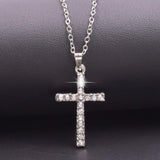 NEW HOT SELLERS - Charming Crystal Rhinestone Christ Crosses Pendant Necklaces For Women - The Jewellery Supermarket