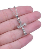 NEW HOT SELLERS - Charming Crystal Rhinestone Christ Crosses Pendant Necklaces For Women - The Jewellery Supermarket