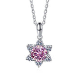 1 Carat VVS D Color High Quality Moissanite Diamonds Snowflake Star of David Design Pendant - Fine Jewellery - The Jewellery Supermarket