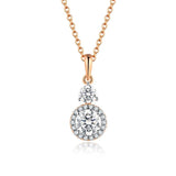 Wonderful Round Cut 1CT D Color High Quality Moissanite Diamonds 6.5mm Gemstone Necklace - Fine Jewellery - The Jewellery Supermarket