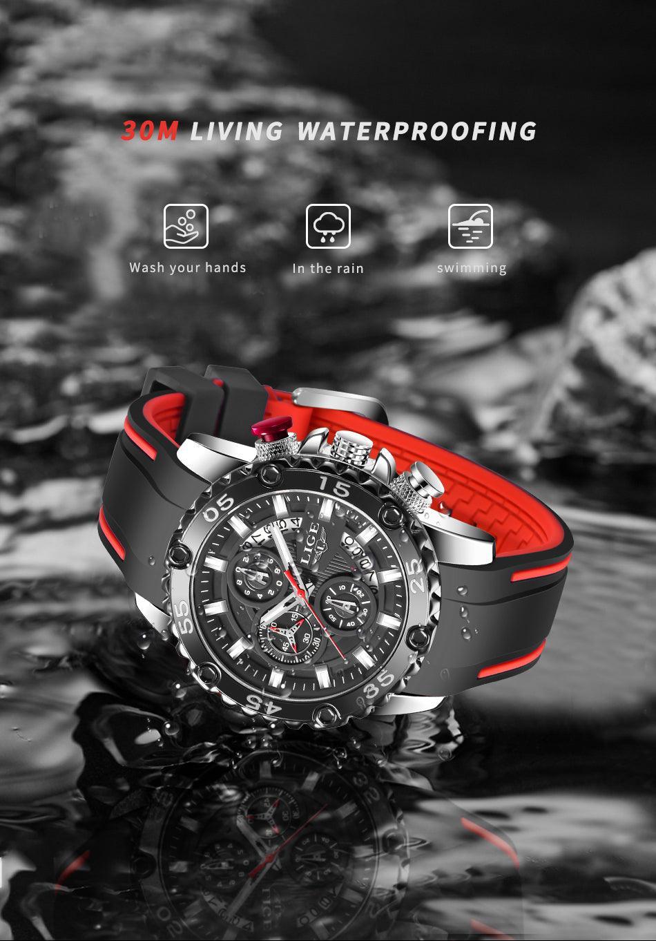 NEW ARRIVAL - Luminous Sports Army Waterproof Quartz Chronograph Military Wristwatch - The Jewellery Supermarket
