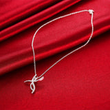 925 Sterling Silver Creative Cross AAA CZ Crystals Pendant Necklace For Women - Fashion Jewellery Ideal Gifts - The Jewellery Supermarket