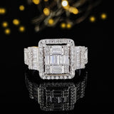 BEST GIFT IDEAS - Gorgeous Luxury Rectangle Engagement Ring