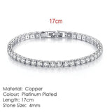 AMAZING Shiny AAA+ Cubic Zirconia Simulated Diamonds Chain Crystal Women's Dazzling Tennis Bracelets - The Jewellery Supermarket