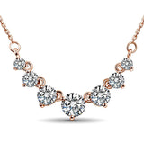 Dazzling 1ct, 0.5ct, 0.3ct,0.1ct High Quality Moissanite Diamonds Necklace For Women - Luxury Jewellery - The Jewellery Supermarket
