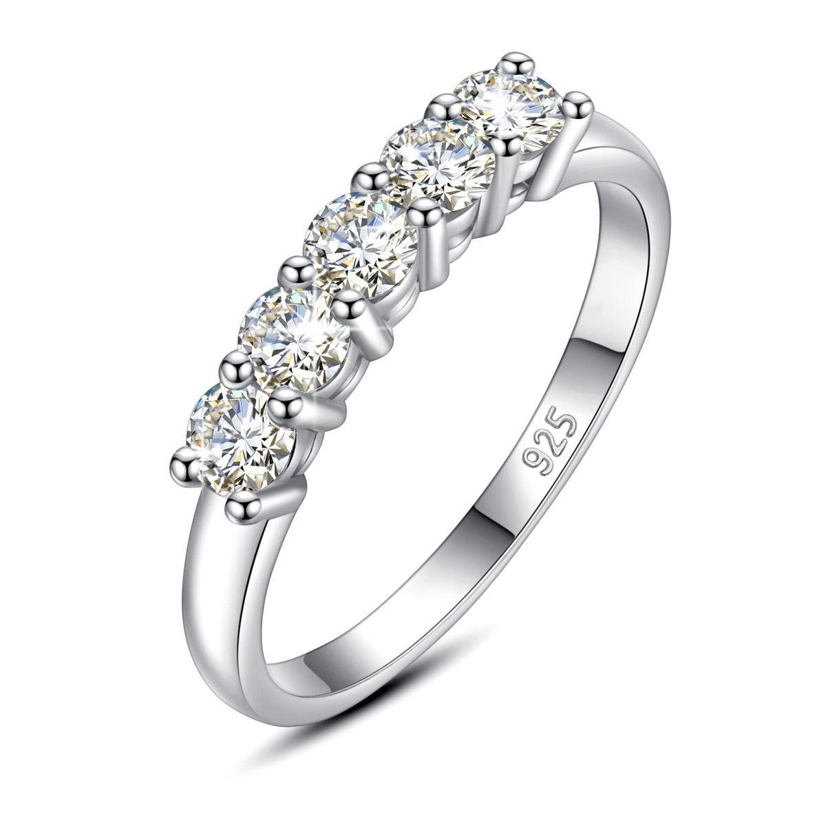 1 Carat D Color ♥︎ High Quality Moissanite Diamonds ♥︎ Wedding Engagement Ring - Popular Fine Jewellery - The Jewellery Supermarket