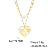 Charming Christian Jesus Heart Stainless Steel Pendant Necklace for Women - Religious Jewellery - The Jewellery Supermarket
