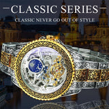 NEW - Luxury Men Mechanical Forsaking Automatic Tourbillon Skeleton Watch - The Jewellery Supermarket