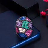 NEW ARRIVAL Designer Dazzling Luxury Fashion AAA+ Quality CZ Diamonds Ring - The Jewellery Supermarket