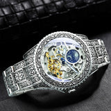 NEW - Luxury Men Mechanical Forsaking Automatic Tourbillon Skeleton Watch - The Jewellery Supermarket