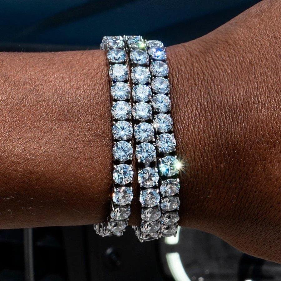 NEW - Gorgeous Trendy AAA+ Cubic Zirconia Diamonds Popular Tennis Bracelets - The Jewellery Supermarket