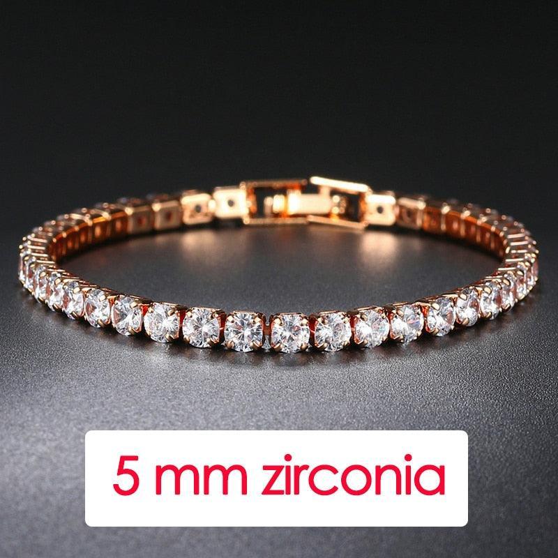 NEW - Gorgeous Trendy AAA+ Cubic Zirconia Diamonds Popular Tennis Bracelets - The Jewellery Supermarket