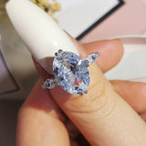 New Arrivals Luxury Beautiful AAA+ Quality CZ Diamonds Wedding Engagement Rings For Women - The Jewellery Supermarket