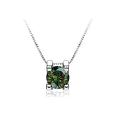 Super Real 1ct/2ct D Colour VVS Round Cut Multi Colour High Quality Moissanite Diamonds Necklaces Fine Jewellery - The Jewellery Supermarket
