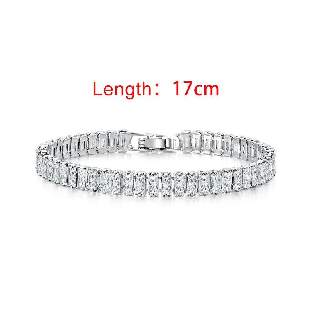 DELIGHTFUL AAA+ Cubic Zirconia Diamonds Tennis Bracelets For Women - Luxury Jewellery - The Jewellery Supermarket
