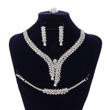 NEW ARRIVAL - Fabulous Luxury AAA+ Cubic Zirconia Diamonds Jewellery Set - The Jewellery Supermarket