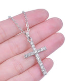 NEW HOT SELLERS - Charming Crystal Rhinestone Christ Crosses Pendant Necklaces For Women - The Jewellery Supermarket
