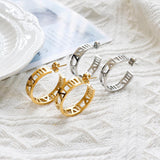 BEST SELLER New Design Hollow Roman Numerals Stainless Steel Jewellery Set for Women  - Fashion Jewellery - The Jewellery Supermarket