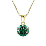 Admirable 1 CT Round cut VVS Real Top Quality Moissanite Diamonds Necklace For Women - Fine Jewellery - The Jewellery Supermarket