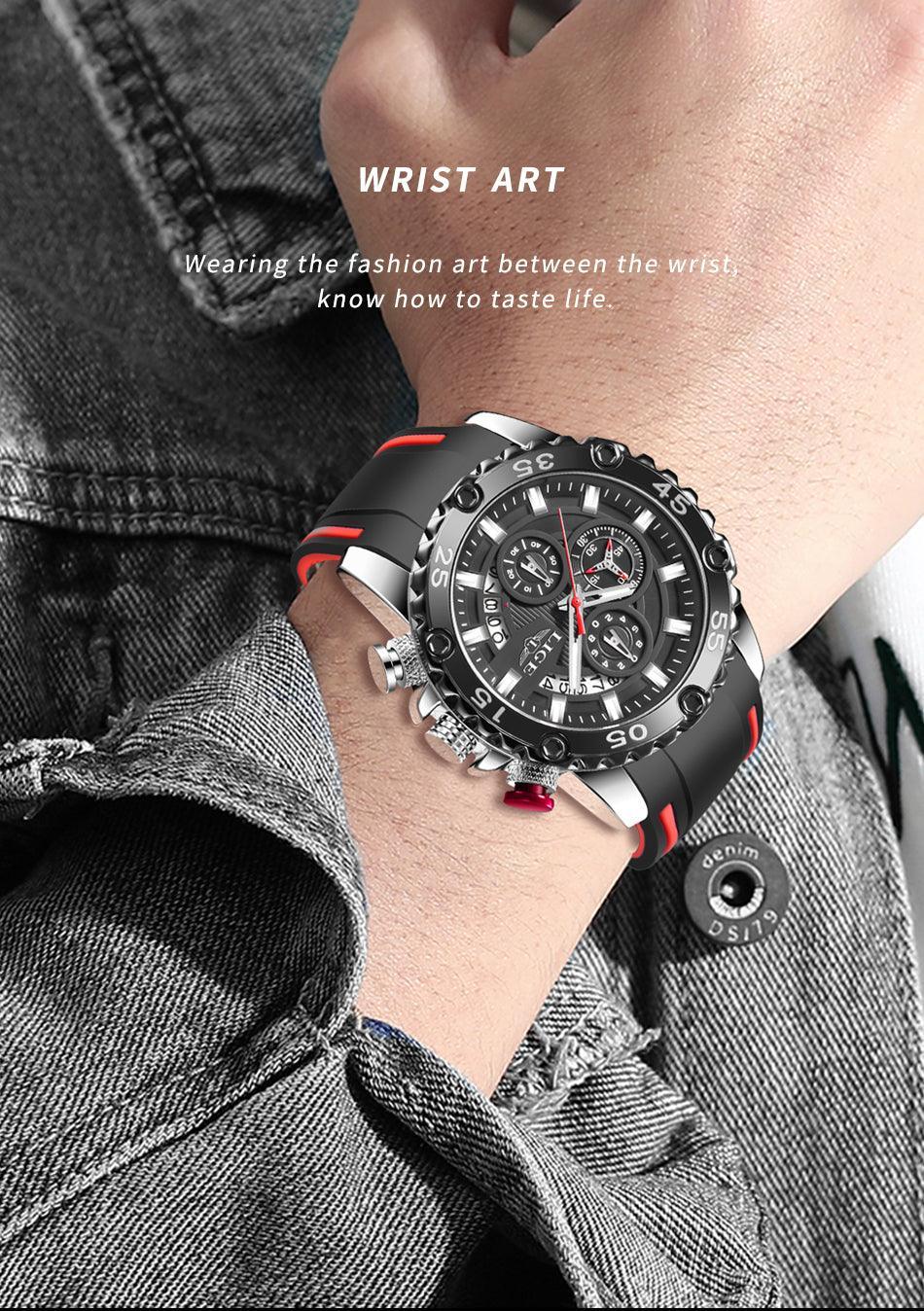 NEW ARRIVAL - Luminous Sports Army Waterproof Quartz Chronograph Military Wristwatch - The Jewellery Supermarket