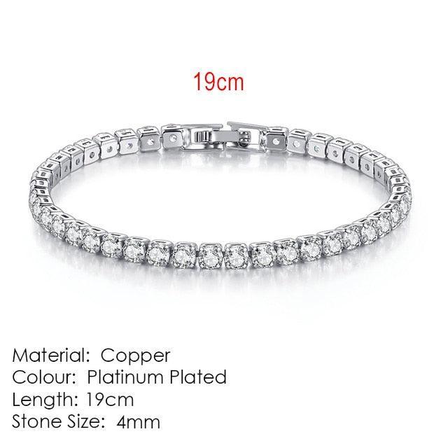 NEW Fashion AAA+ Zirconia Diamonds Charming Designer Multicolor Tennis Bracelets for Women - The Jewellery Supermarket