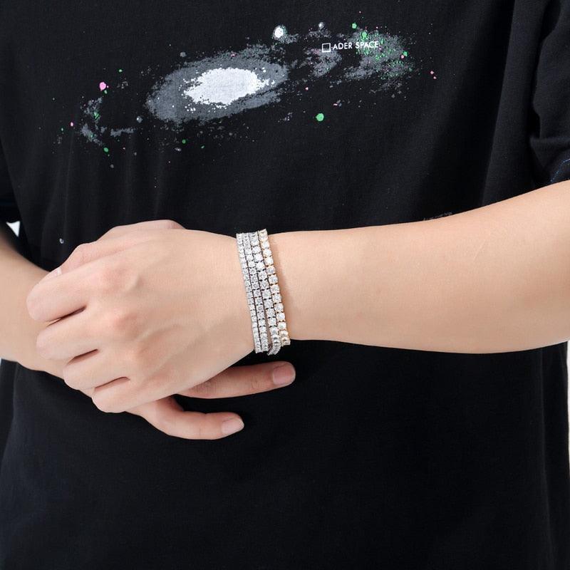 NEW - Gorgeous Trendy AAA+ Cubic Zirconia Diamonds Popular Tennis Bracelets - The Jewellery Supermarket