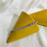 EXQUISITE Charming AAA+ Cubic Zirconia Simulated Diamonds Gold Colour Tennis Bracelets - The Jewellery Supermarket
