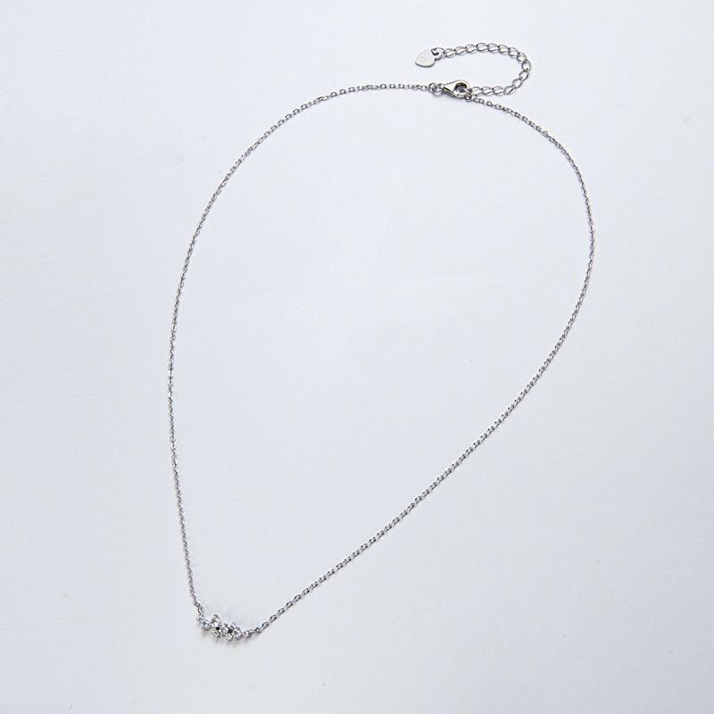 Super D Color VVS High Quality Moissanite Diamonds Necklace for Women Certified Pendants Female Choker - The Jewellery Supermarket