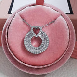 NEW ARRIVAL -Silver Color AAA+Cubic Zirconia Diamonds Jewellery Set - The Jewellery Supermarket