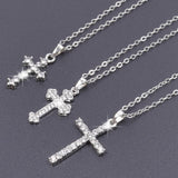 NEW HOT SELLERS - Charming Crystal Rhinestone Christ Crosses Pendant Necklaces For Women - The Jewellery Supermarket