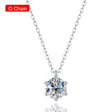 Top Quality Serenity Day 1 Carat Real High Quality Moissanite Diamonds Pendant Necklace - Wedding Jewellery - The Jewellery Supermarket