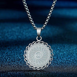 NEW ARRIVAL - Gold Silver Colour Unique Muslim Jewellery Pendant Necklace - Best Gifts - The Jewellery Supermarket