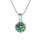 Admirable 1 CT Round cut VVS Real Top Quality Moissanite Diamonds Necklace For Women - Fine Jewellery - The Jewellery Supermarket