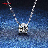 Super Shiny Round Cut 1ct High Quality Moissanite Diamonds Luxury Necklace - Fine Jewellery - The Jewellery Supermarket
