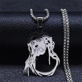 Christ Cross, Jesus Crown of Thorns Stainless Steel Crucifix Necklace - Religious Jewellery  - The Jewellery Supermarket