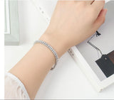 DAZZLING Elegant AAA+ Cubic Zirconia Simulated Diamonds Glamour Silver Jewellery For Women - The Jewellery Supermarket