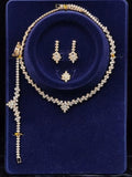 NEW ARRIVAL - Gorgeous Trendy Classic AAA+ Cubic Zirconia Diamonds Jewellery Set - The Jewellery Supermarket