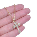 NEW HOT SELLERS - Charming Crystal Rhinestone Christ Crosses Pendant Necklaces For Women - The Jewellery Supermarket