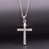 NEW HOT SELLERS - Charming Crystal Rhinestone Christ Crosses Pendant Necklaces For Women - The Jewellery Supermarket