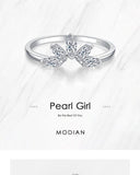 *NEW* Ideal Gifts - Sterling Silver Rhombus AAA+ Clear CZ Crown Fashion Gold Color Rings - The Jewellery Supermarket