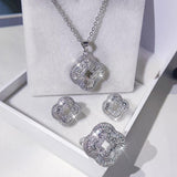 GREAT GIFT IDEAS - Luxury AAA+ Cubic Zirconia Diamonds Popular Jewellery Set - The Jewellery Supermarket