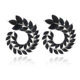 Deal of the Month - Geometric Big Round AAA Rhinestone Statement Luxury Stud Earrings - The Jewellery Supermarket