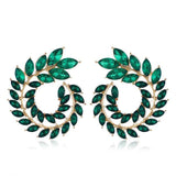 Deal of the Month - Geometric Big Round AAA Rhinestone Statement Luxury Stud Earrings - The Jewellery Supermarket