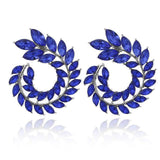Deal of the Month - Geometric Big Round AAA Rhinestone Statement Luxury Stud Earrings - The Jewellery Supermarket