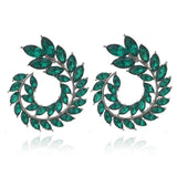 Deal of the Month - Geometric Big Round AAA Rhinestone Statement Luxury Stud Earrings - The Jewellery Supermarket