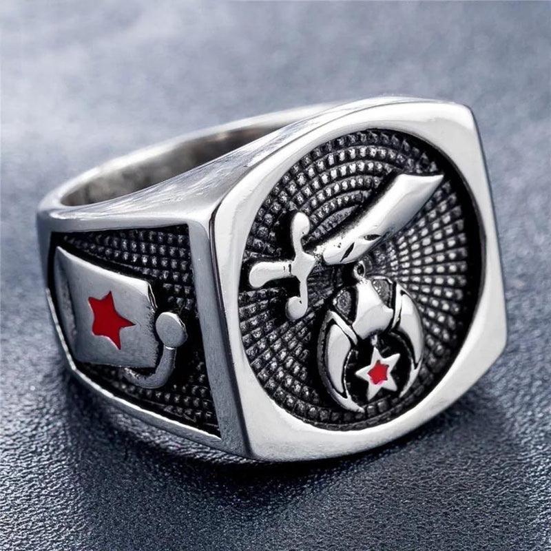 Best Gifts - 316l Stainless Steel Masonic Signet Rings for men - The Jewellery Supermarket