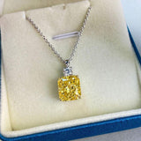 Luxury Sparkling 3 Carat High Quality Simulated Diamond Pendant Necklace - The Jewellery Supermarket