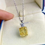 Luxury Sparkling 3 Carat High Quality Simulated Diamond Pendant Necklace - The Jewellery Supermarket