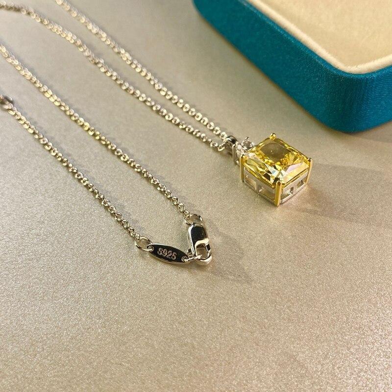 Luxury Sparkling 3 Carat High Quality Simulated Diamond Pendant Necklace - The Jewellery Supermarket